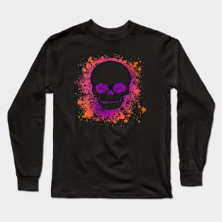 CJB Splatter Org/Purple Long Sleeve T-Shirt